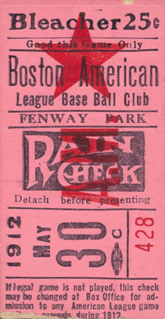 BostonAttitude on X: On this day in 1912 The first official, regular  season game was played at Fenway Park, between the Red Sox and New York  Highlanders that drew a crowd of